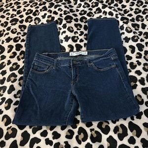 Dark wash Abercrombie skinny jeans